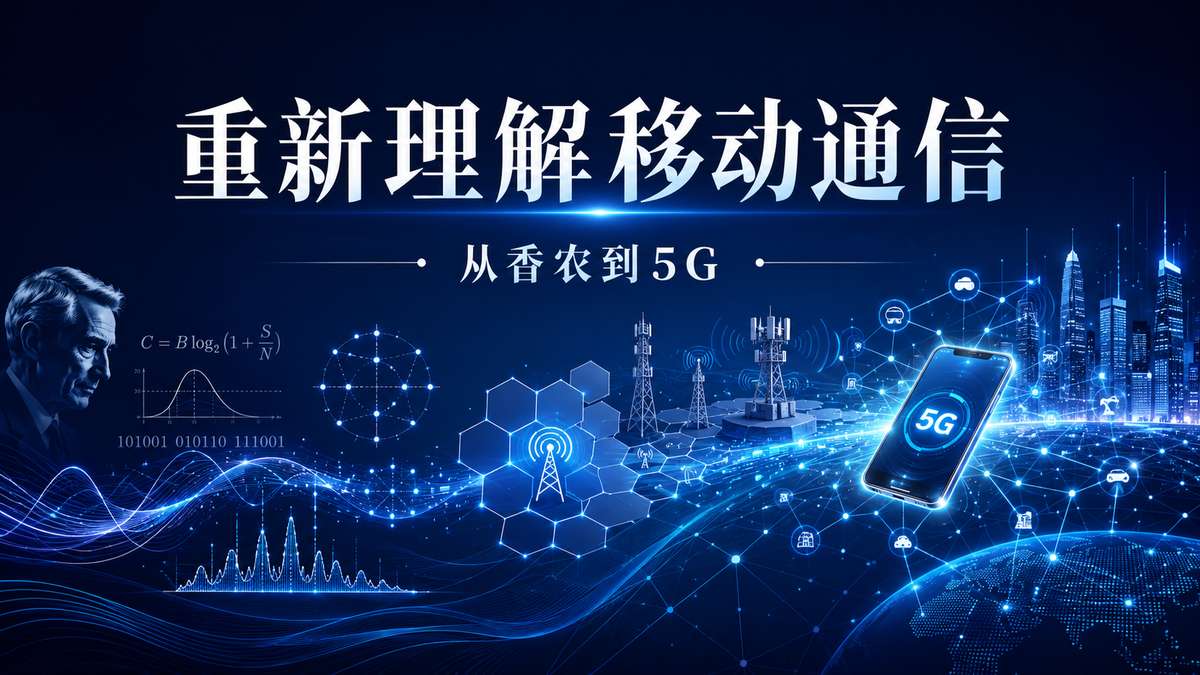 我的第三本书《重新理解移动通信：从香农到5G》