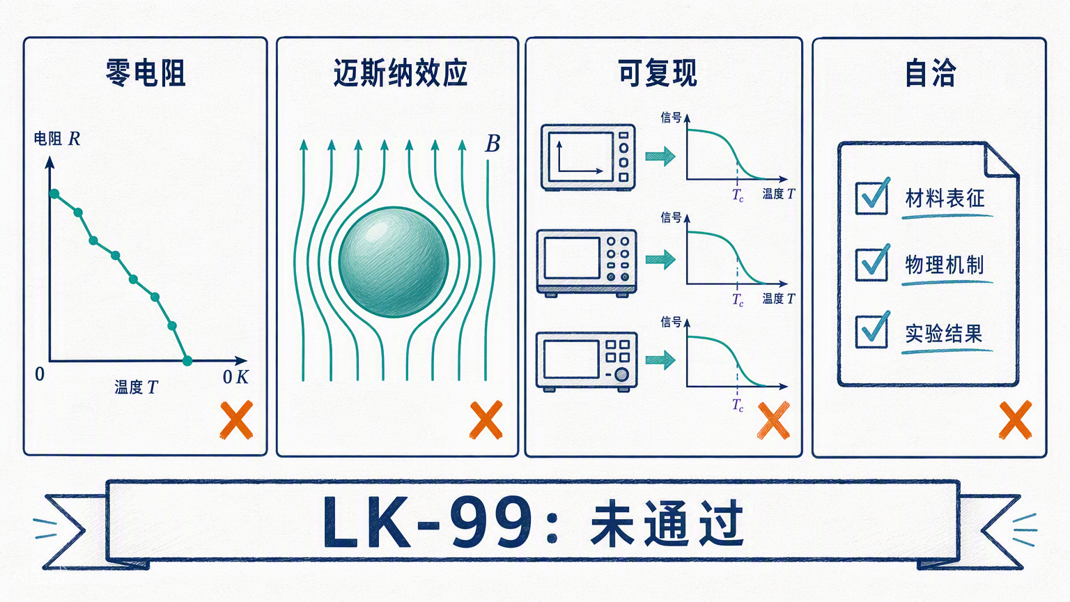 图 13:超导判据"证据链"四件套